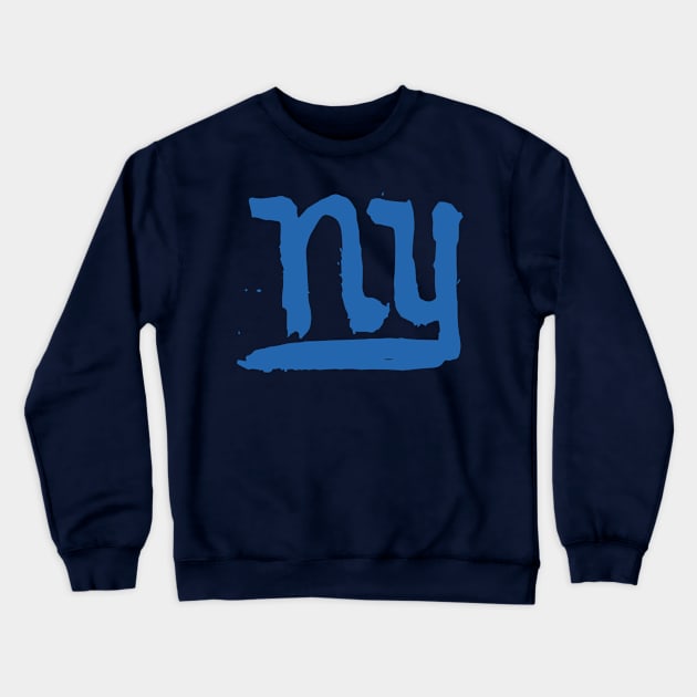 New York Giaaaants 07 Crewneck Sweatshirt by Very Simple Graph